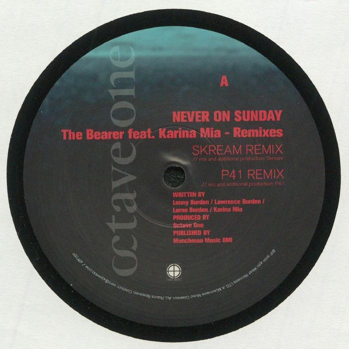 NEVER ON SUNDAY feat KARINA MIA - The Bearer Remixes