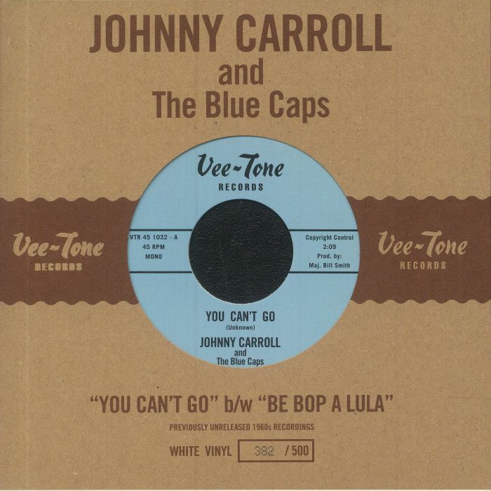 CARROLL, Johnny/THE BLUE CAPS - You Can't Go