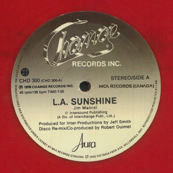 AURA - LA Sunshine (reissue)