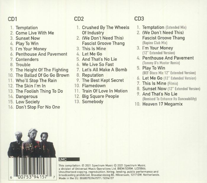 Heaven 17 Let Me Go Extended Mix