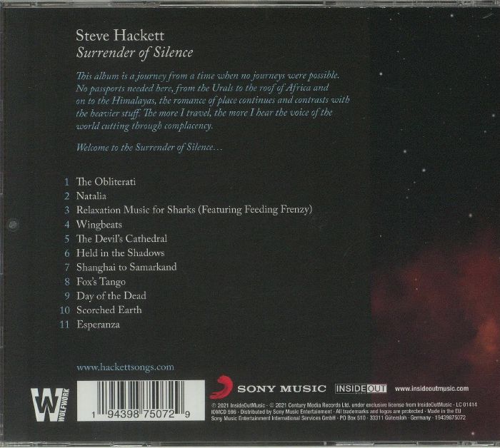 HACKETT, Steve - Surrender Of Silence
