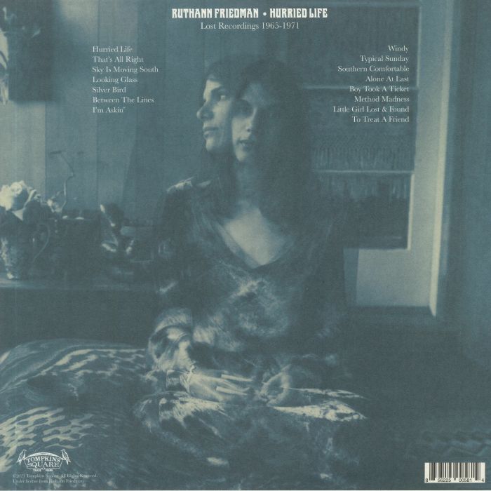 FRIEDMAN, Ruthann - Hurried Life: Lost Recordings 1965-1971 (Record Store Day RSD 2021)