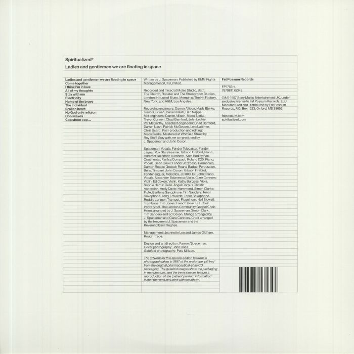 SPIRITUALIZED - Ladies & Gentlemen We Are Floating In Space (Special Edition)