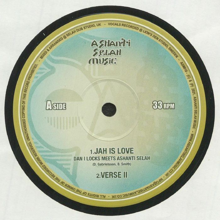 DAN I LOCKS/ASHANTI SELAH - Jah Is Love