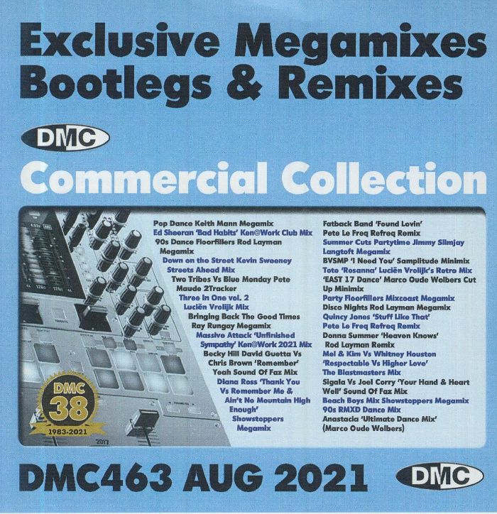 VARIOUS - DMC Commercial Collection August 2021: Exclusive Megamixes Bootlegs & Remixes (Strictly DJ Only)