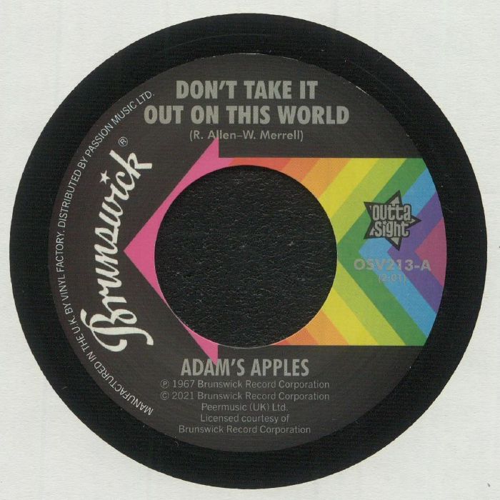 ADAM'S APPLES/THE COOPERETTES - Don't Take It Out On This World