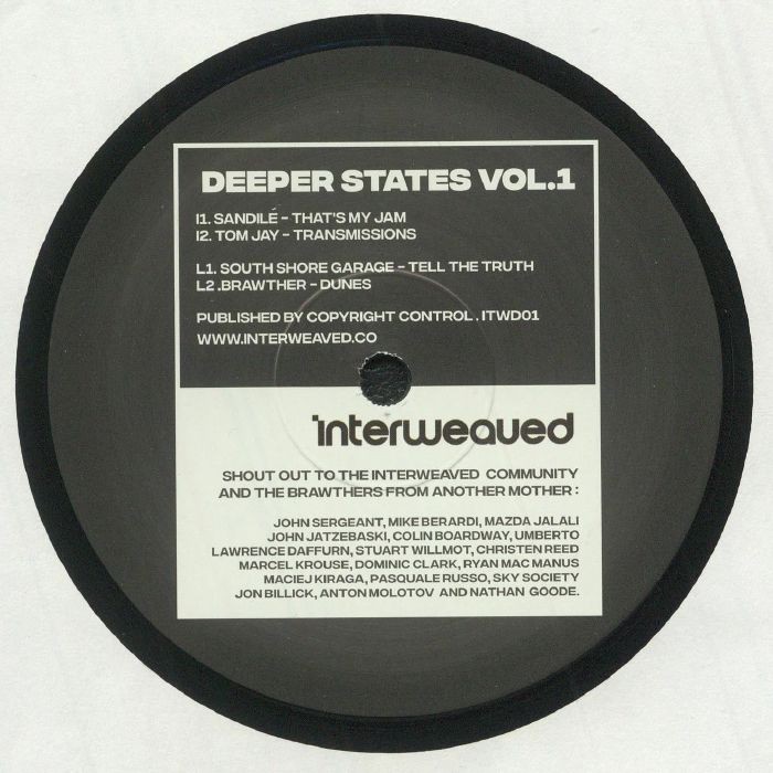 SANDILE/TOM JAY/SOUTH SHORE GARAGE/BRAWTHER - Deeper States Vol 1