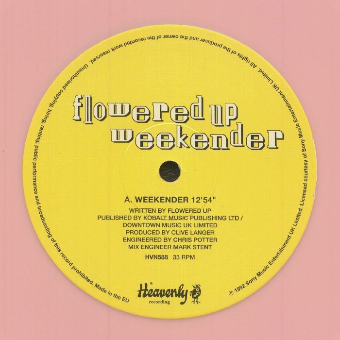FLOWERED UP - Weekender (Love Record Stores 2021)