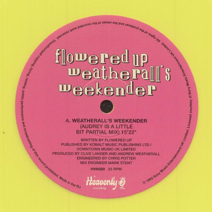 FLOWERED UP - Weatherall's Weekender (Love Record Stores 2021)