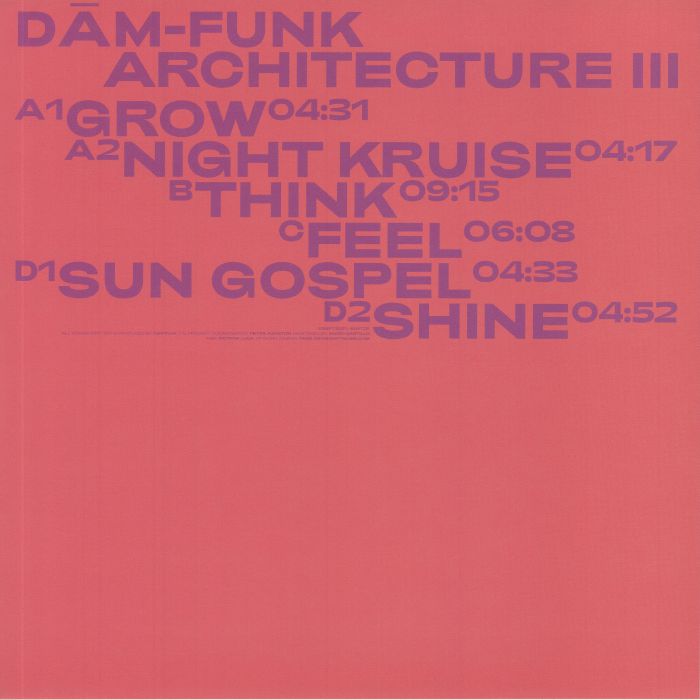 DAM FUNK - Architecture III