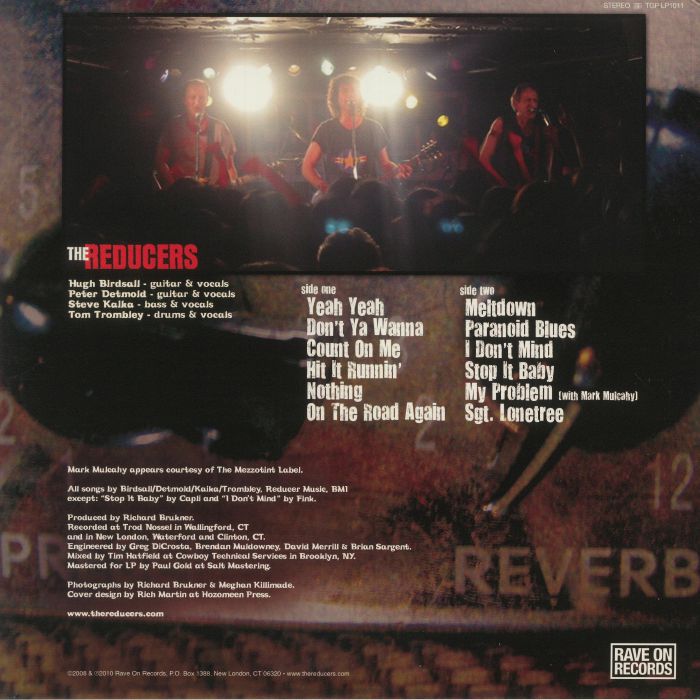 The REDUCERS - Guitars Bass & Drums