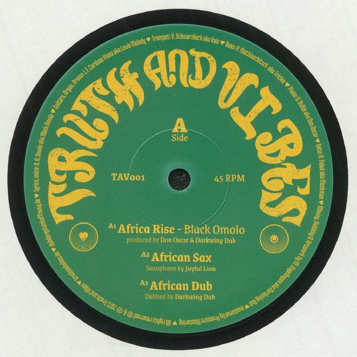BLACK OMOLO/JOYFUL LION/DARKWING DUB/DUBBING SUN/DON OSCAR - Africa Rise