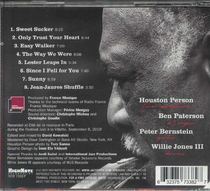 PERSON, Houston - Live In Paris
