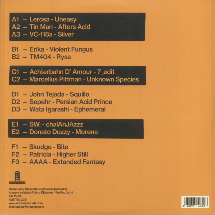 VARIOUS - 10 Years Of Acid Test