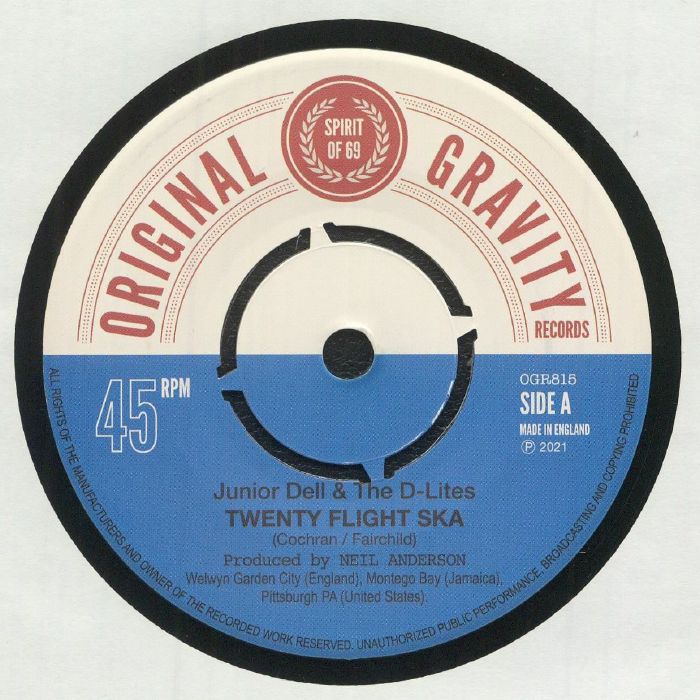 JUNIOR DELL & THE D LITES - Twenty Flight Ska