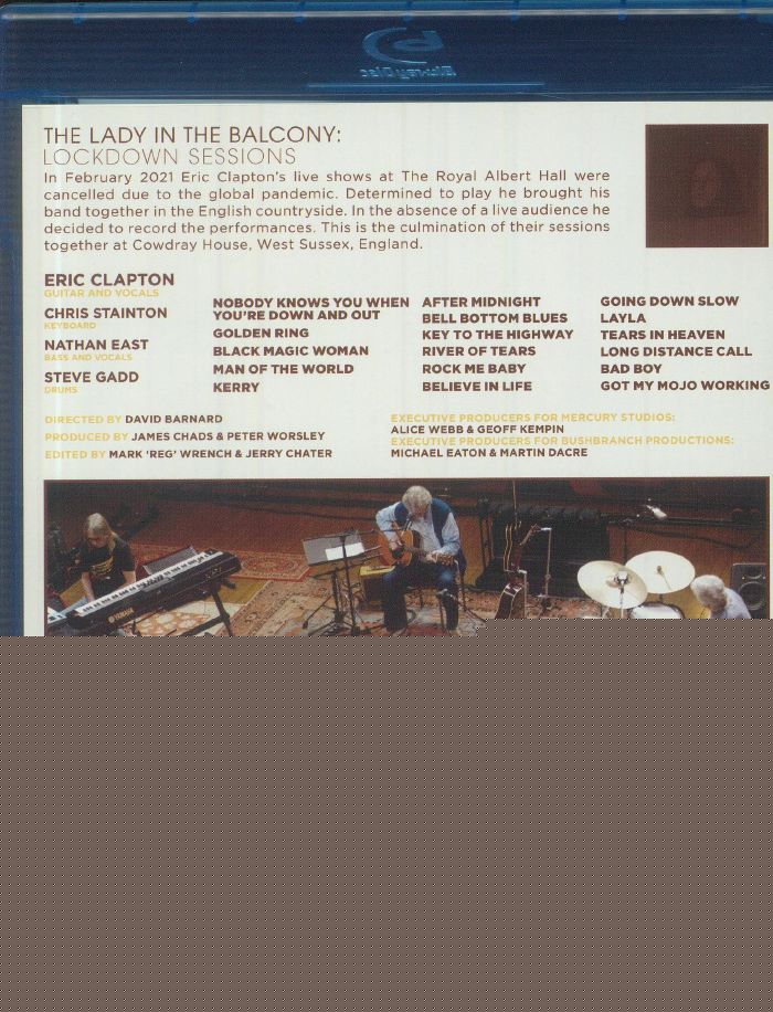 CLAPTON, Eric - The Lady In The Balcony: Lockdown Sessions