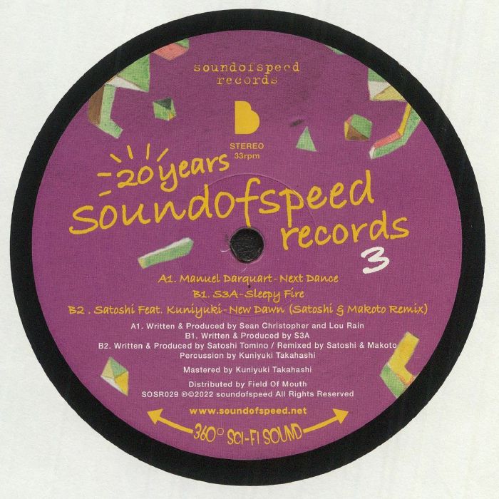 MANUEL DARQUART/S3A/SATOSHI - 20 Years Sound Of Speed Records 3