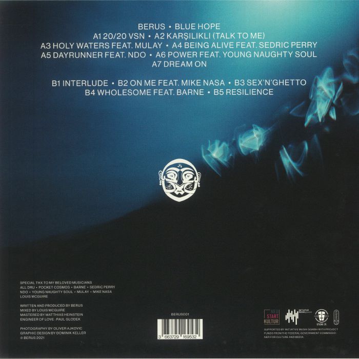 Berus – Blue Hope, Berus – BERUS001 Vinyl LP Berus – Blue Hope, Berus – BERUS001 Vinyl LP