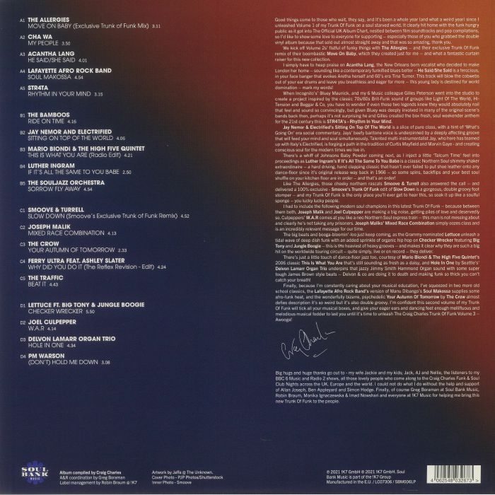 CHARLES, Craig/VARIOUS - The Craig Charles Trunk Of Funk Volume 2