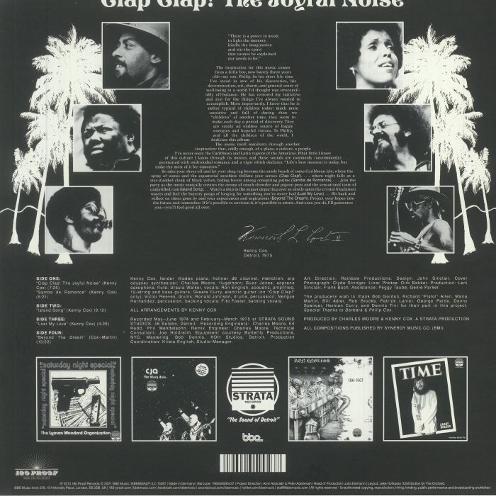 COX, Kenny - Clap Clap! The Joyful Noise (remastered)