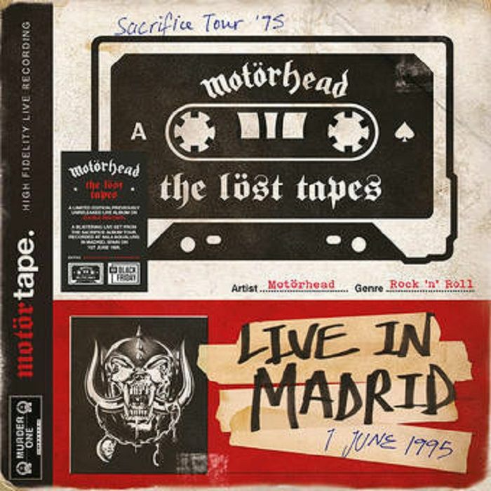MOTORHEAD - The Lost Tapes Vol 1: Live In Madrid 1995