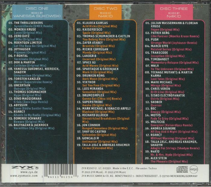 Vanessa SUKOWSKI/N4K!D/VARIOUS Techno 2022 CD at Juno Records. 2022 Christmas Jazz Cd