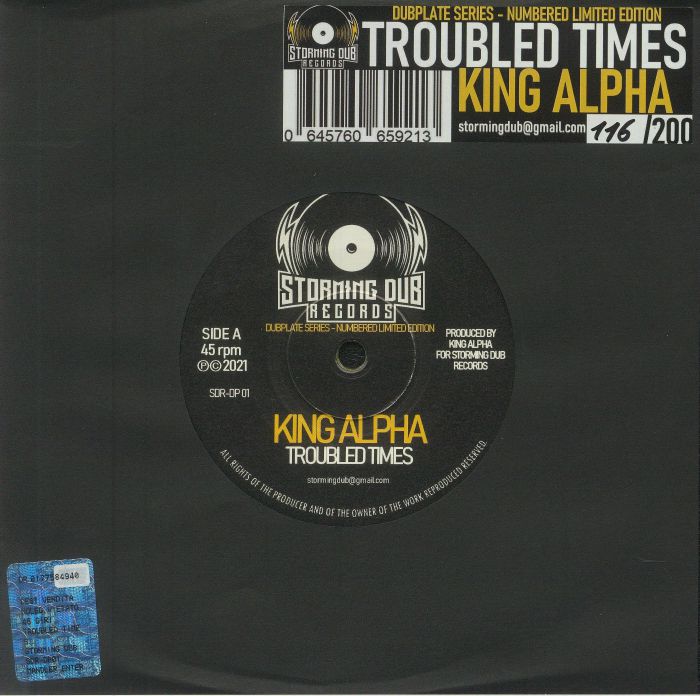 KING ALPHA - Troubled Times