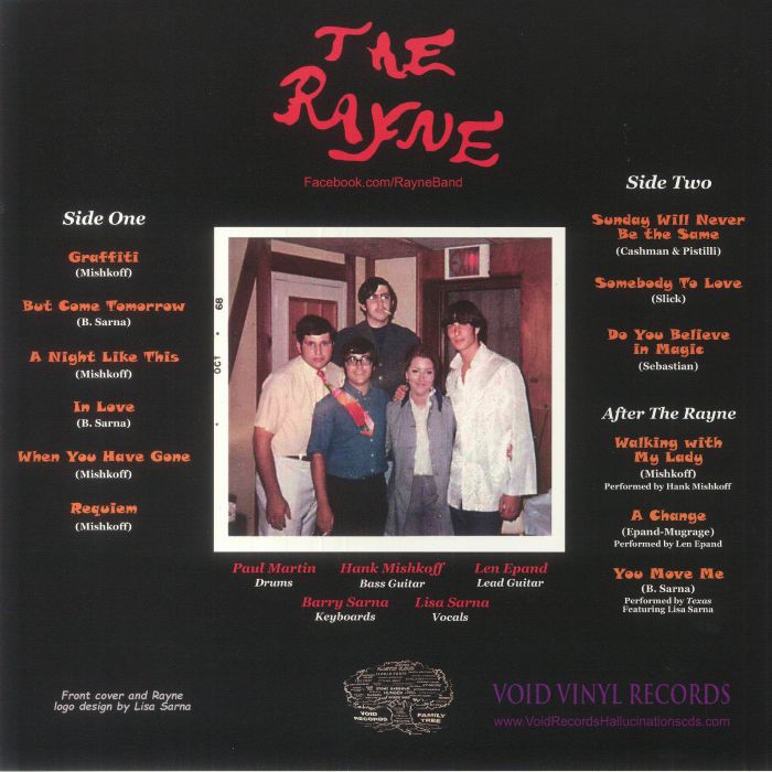 RAYNE - The Rayne Vinyl at Juno Records.