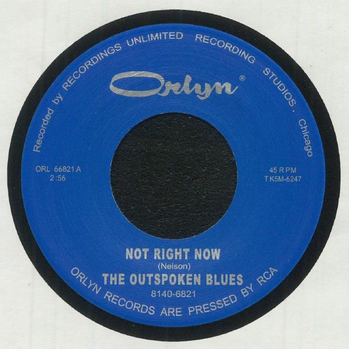 OUTSPOKEN BLUES, The - Not Right Now