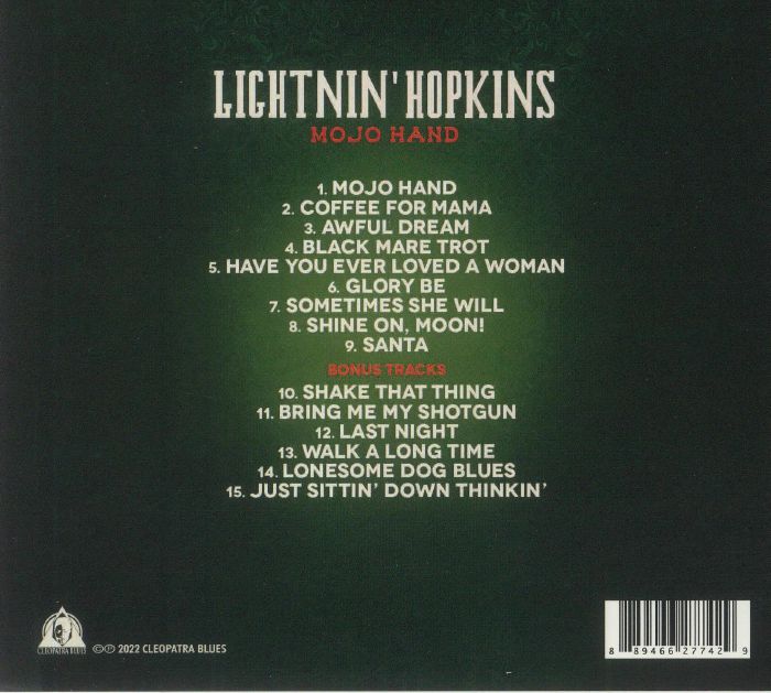 LIGHTNIN' HOPKINS - Mojo Hand