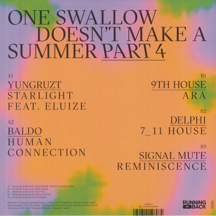 YUNGRUZT BALDO 9TH HOUSE DELPHI SIGNAL MUTE One Swallow Doesn T Make 