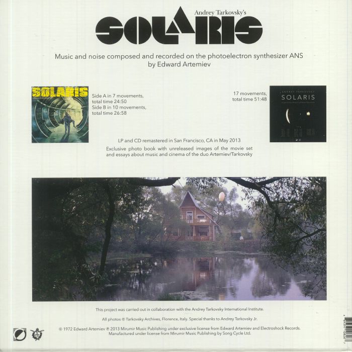 Edward ARTEMIEV - Solaris (Soundtrack) (reissue)