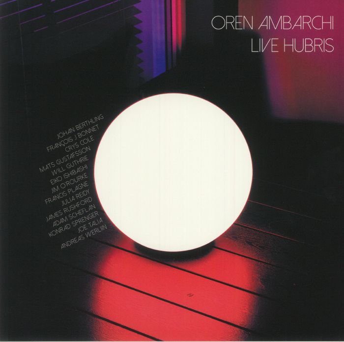 Oren Ambarchi – Live Hubris vinyl cover