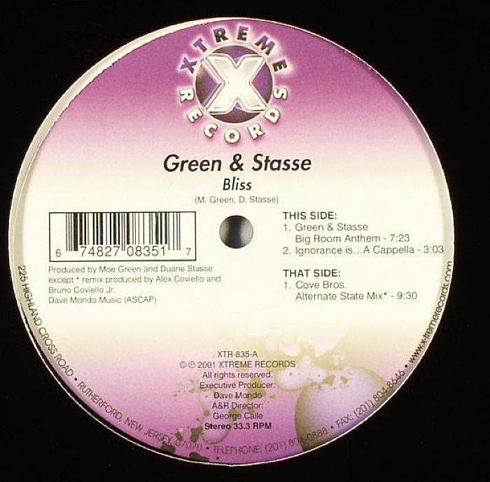 GREEN & STASSE - Bliss