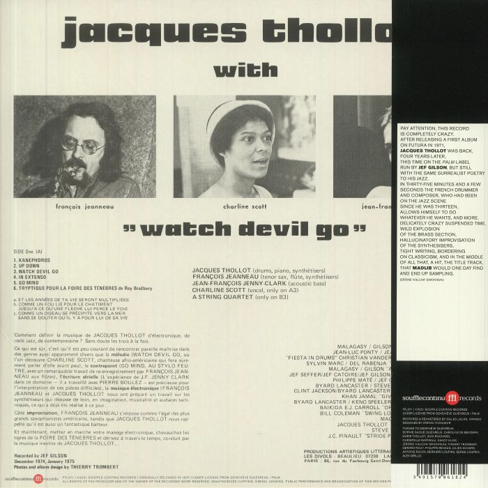 THOLLOT, Jacques - Watch Devil Go