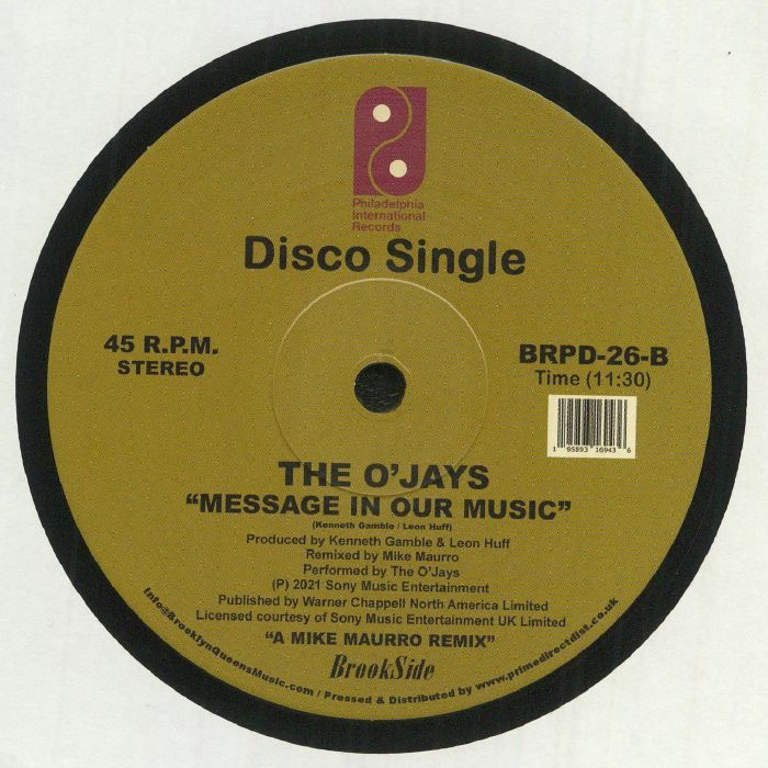 MFSB, The Three Degrees, The O'Jays / Love Is The Message b/w Message In Our Music (Mike Maurro Remixes) MFSB, The Three Degrees, The O'Jays / Love Is The Message b/w Message In Our Music (Mike Maurro Remixes)