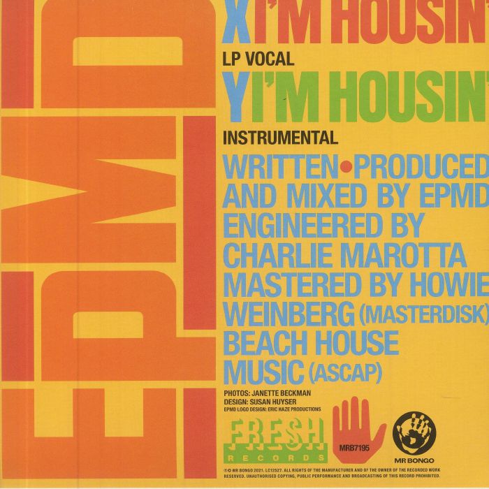 ☆ EPMD - I'm Housin' / レコード EPMD - I'm Housin' (reissue) Vinyl at Juno Records.