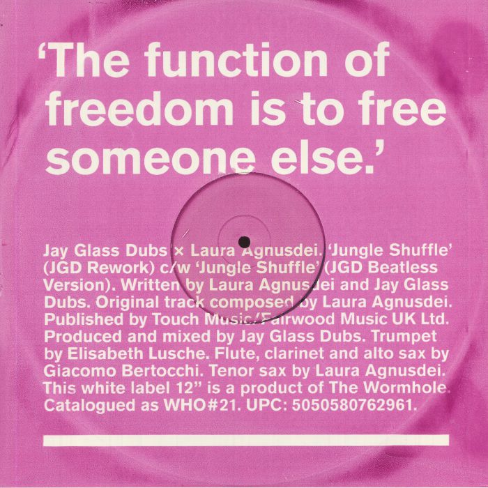 JAY GLASS DUBS/LAURA AGNUSDEI - Jungle Shuffle (Purple Cover Version)