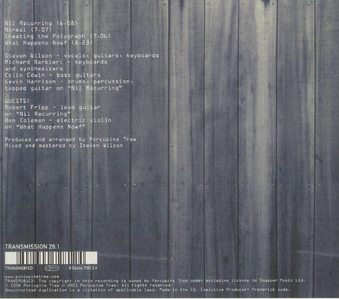 PORCUPINE TREE - Nil Recurring