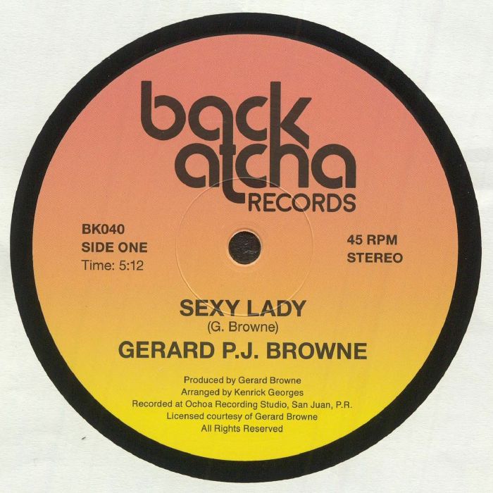 BROWNE, Gerard PJ - Sexy Lady