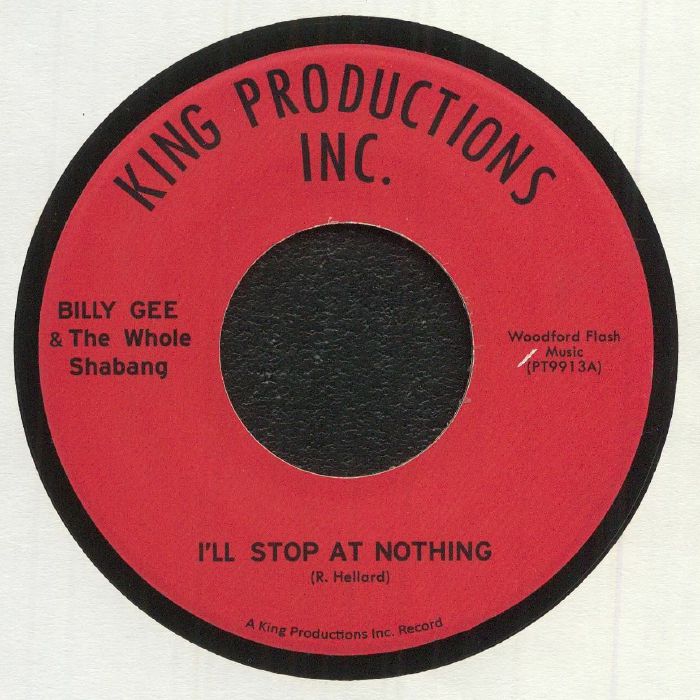 GEE, Billy/THE WHOLE SHABANG - I'll Stop At Nothing