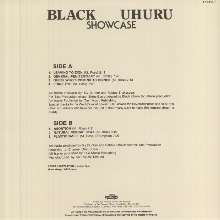 BLACK UHURU - Showcase