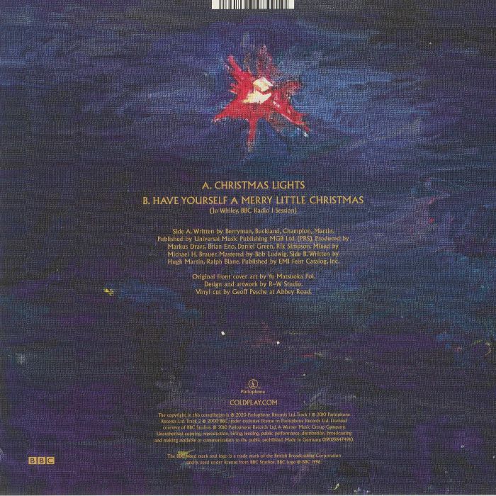 COLDPLAY - Christmas Lights