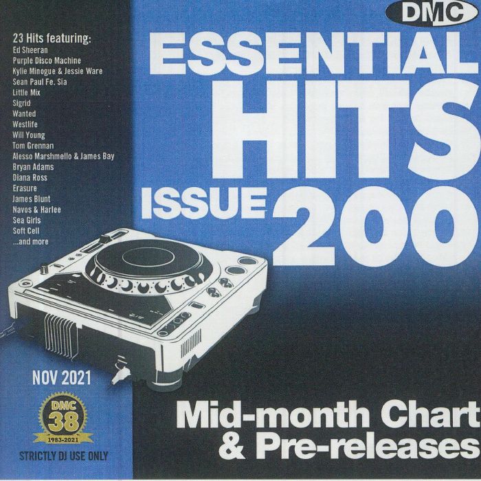 VARIOUS - DMC Essential Hits 200: Essential Chart & Pre Releases For Professional DJs (Strictly DJ Only)