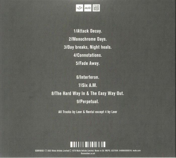 LEER, Thomas/ROBERT RENTAL - The Bridge