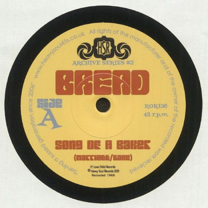 BREAD - Song Of A Baker
