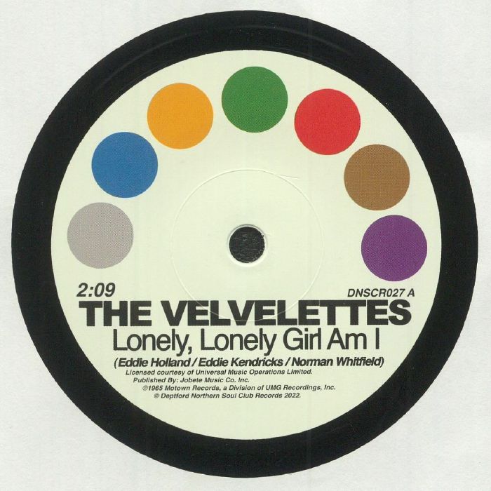 VELVELETTES, The/GLADYS KNIGHT & THE PIPS - Lonely Lonely Girl Am I