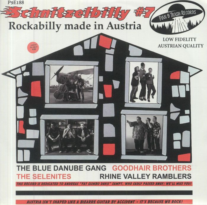 BLUE DANUBE GANG, The/THE SELENITES/RHINE VALLEY RAMBLERS/GOODHAIR BROTHERS - Schnitzelbilly #7: Rockabilly Made In Austria