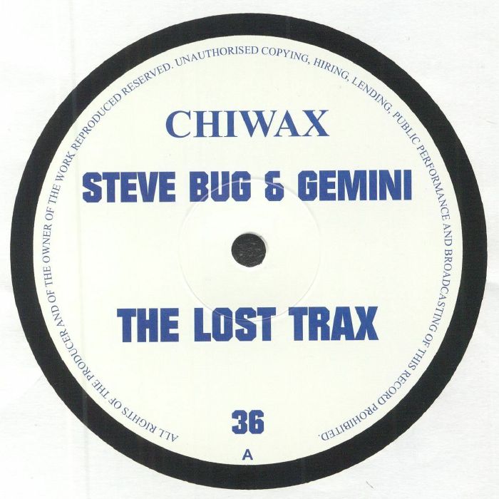 STEVE BUG/GEMINI - The Lost Trax