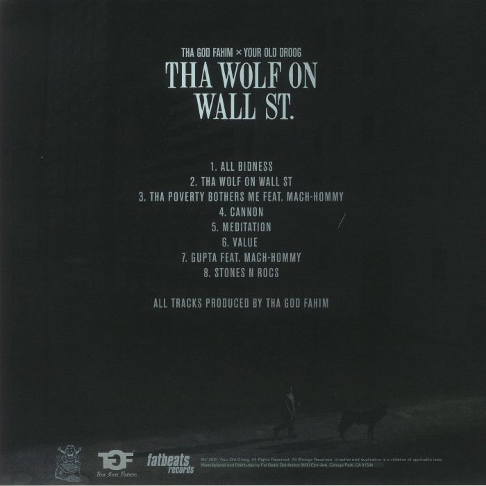 THA GOD FAHIM/YOUR OLD DROOG - Tha Wolf On Wall St (reissue)